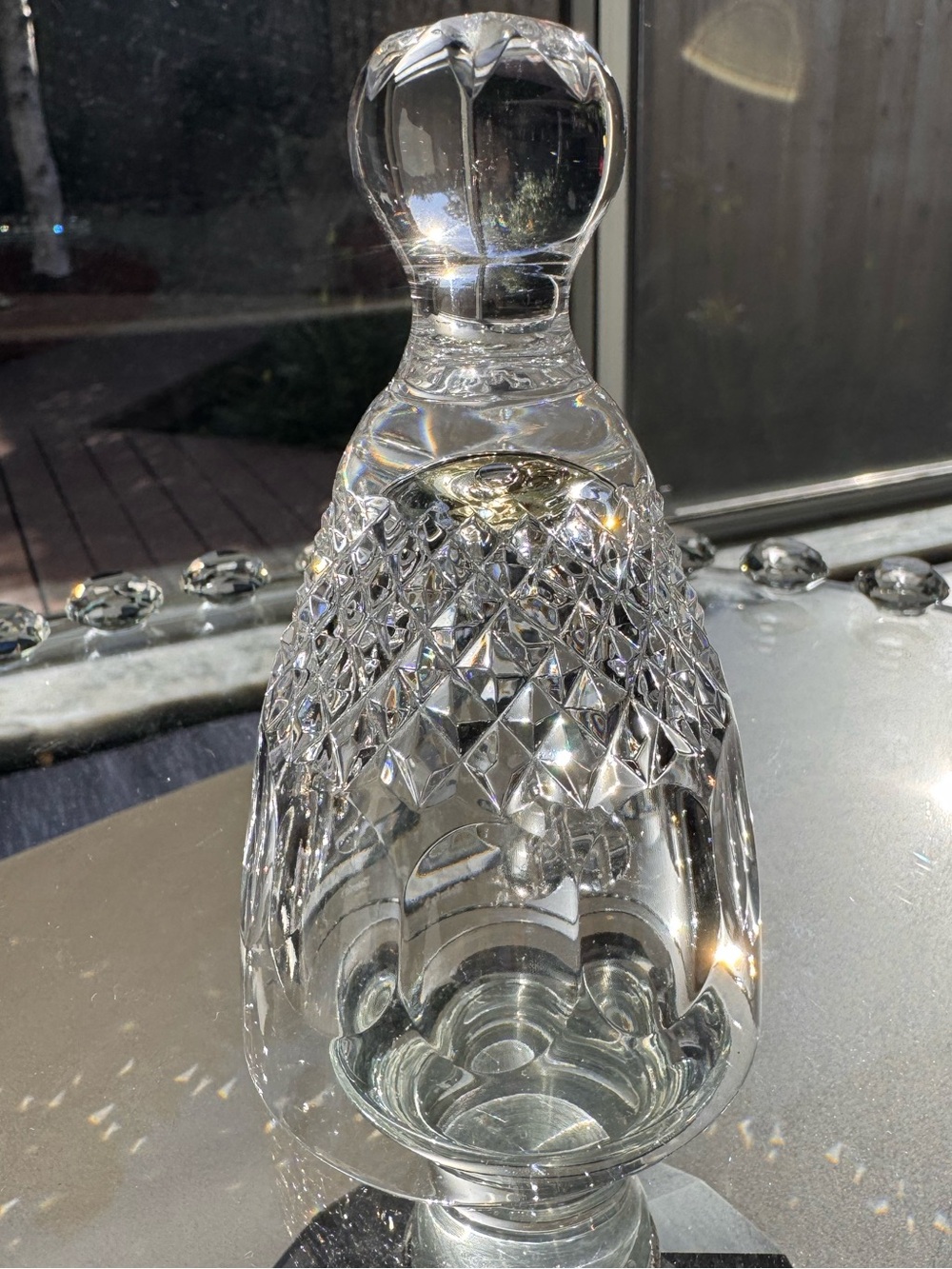 Waterford Crystal Bell Signed Ireland 5” Original Crystal Clapper Gift Decor
